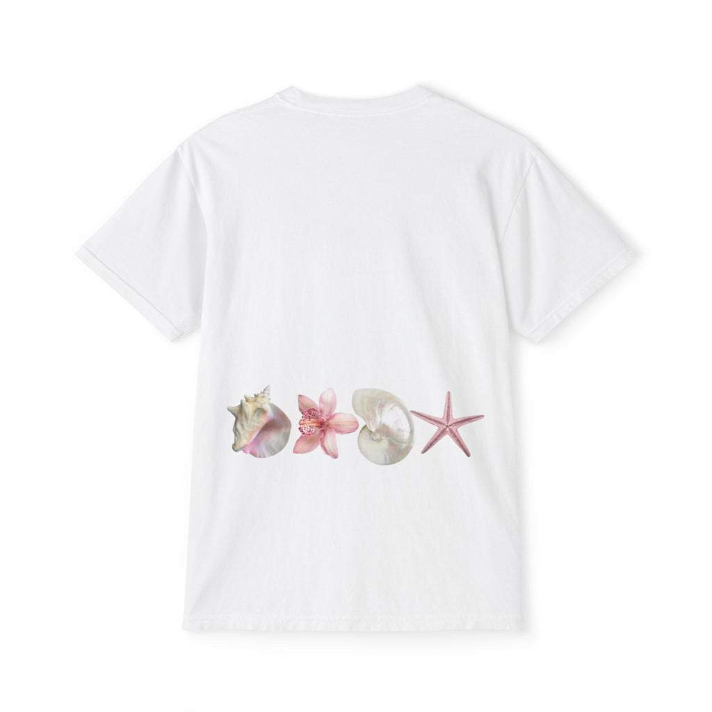 Seashell Pocket T-Shirt — Coastal Shells Graphic Tee