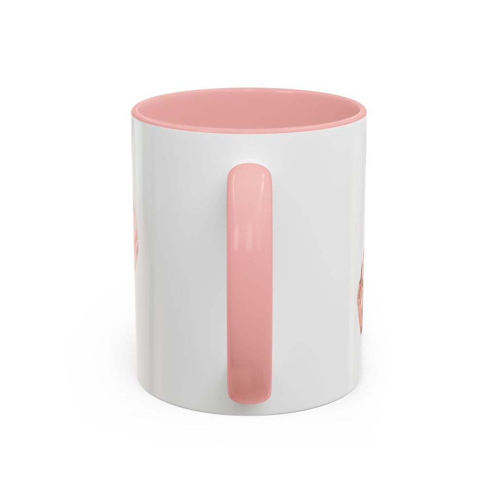 Seashell Accent Coffee Mug – Pink Starfish & Shell Beach Ceramic Mug (11/15oz)