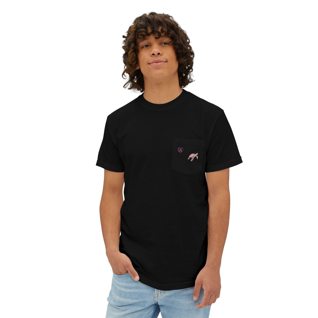 Seashell Pocket T-Shirt — Coastal Shells Graphic Tee