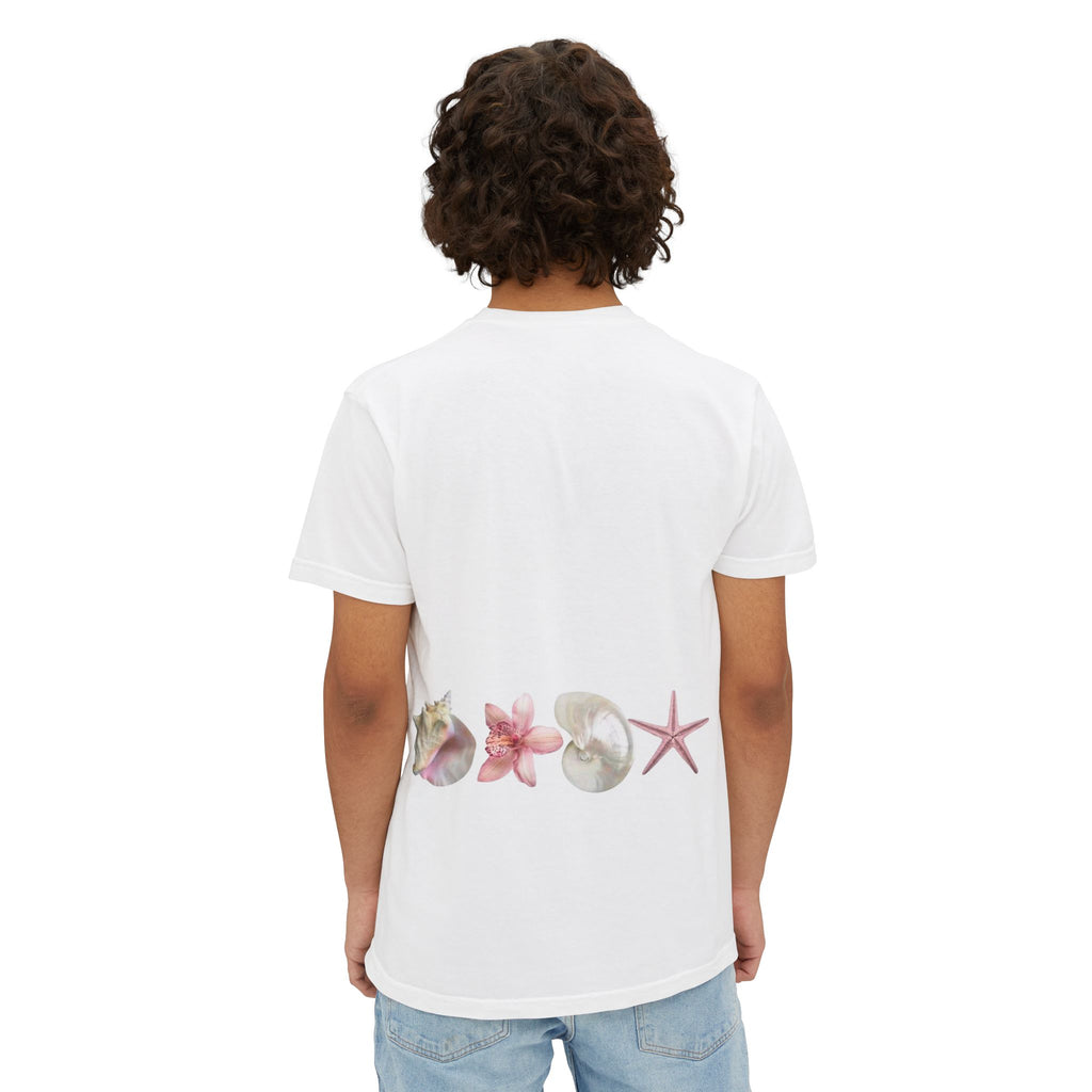 Seashell Pocket T-Shirt — Coastal Shells Graphic Tee