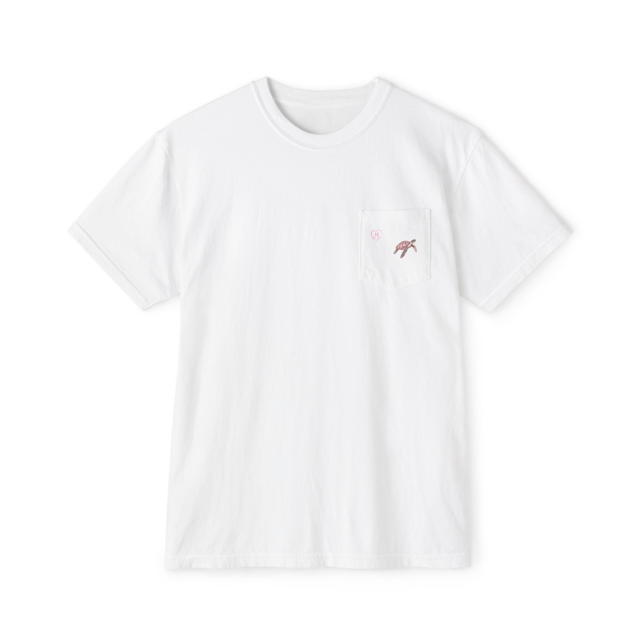 Seashell Pocket T-Shirt — Coastal Shells Graphic Tee